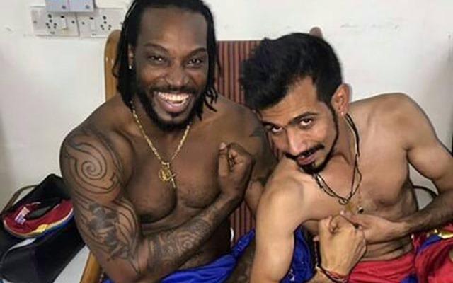 Chris Gayle and Yuzvendra Chahal | FILE PIC (Instagram)