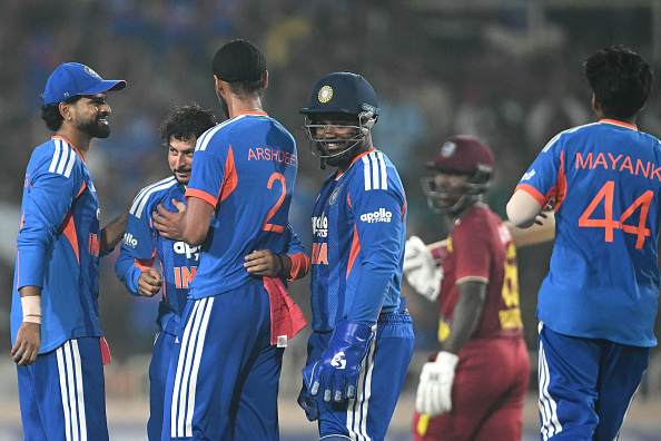 India lost the Ranchi T20I by six wickets | Getty
