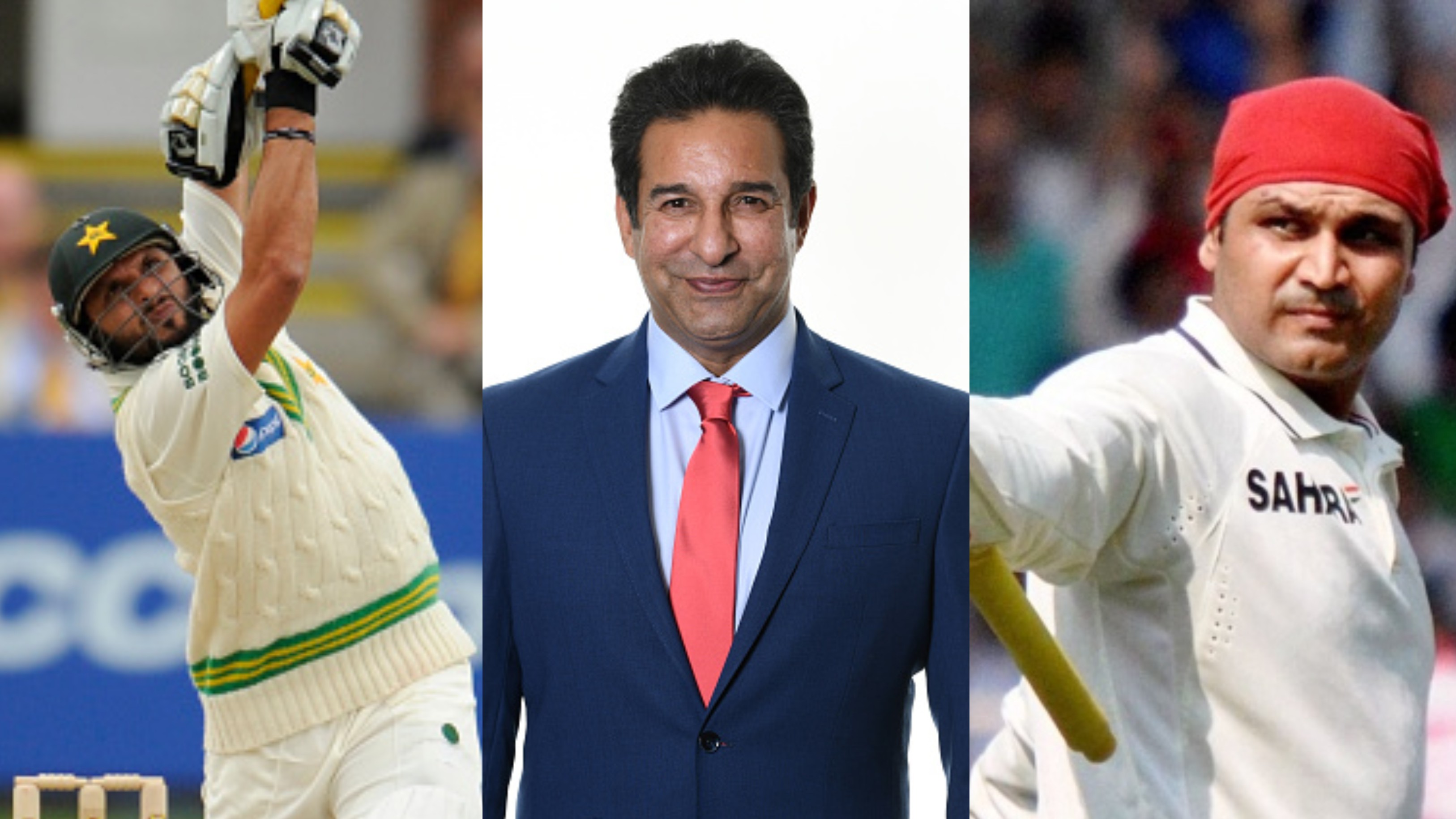 WATCH- Wasim Akram picks Shahid Afridi over Virender Sehwag for redefining opening in Test cricket