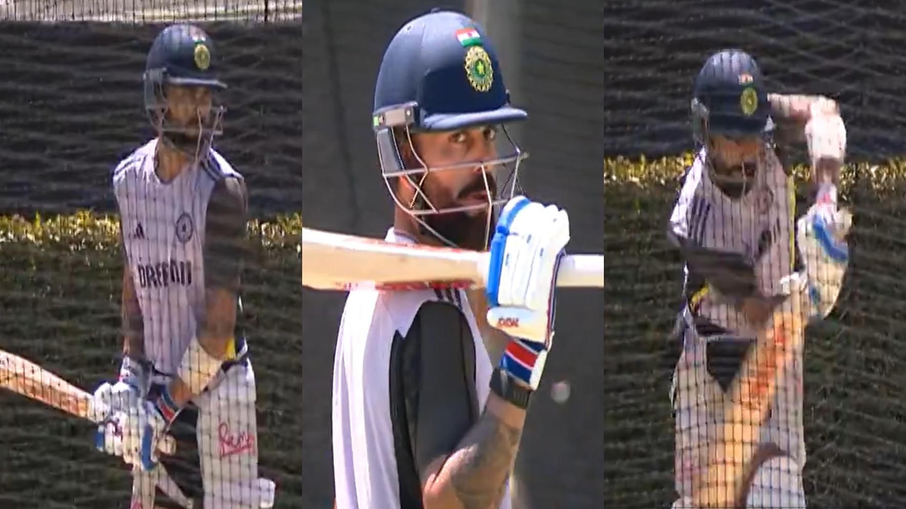 BGT 2024: WATCH- Virat Kohli’s intense batting practice in nets; focus on cover drive, front foot defense