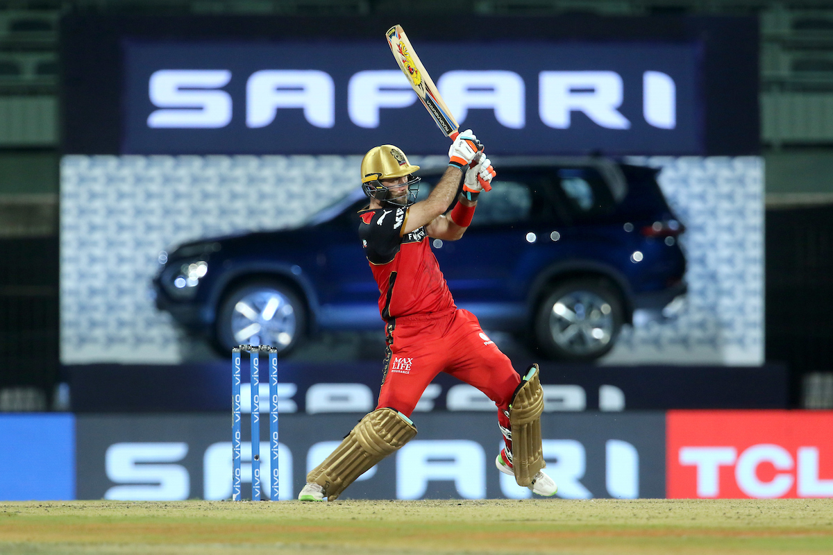 Maxwell hit 3 sixes and 5 fours in his knock | IPL Twitter