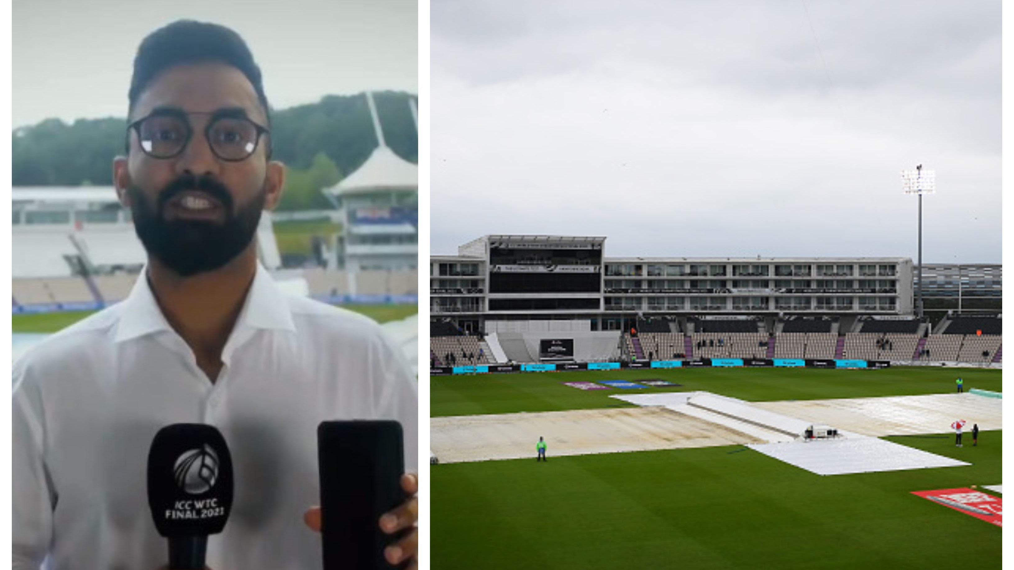 WTC 2021 Final: “Doesn’t look great”, Dinesh Karthik shares weather update from Southampton on Day 4