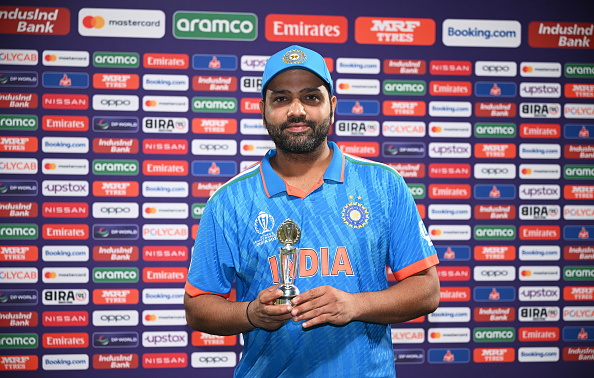 Rohit won the Player of the Match for his 131 runs | Getty