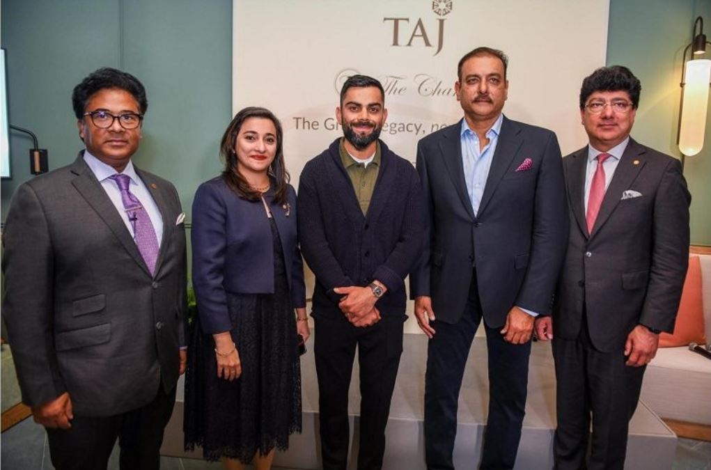 Ravi Shastri and Virat Kohli during Shastri's book launch event in London | Business Traveller