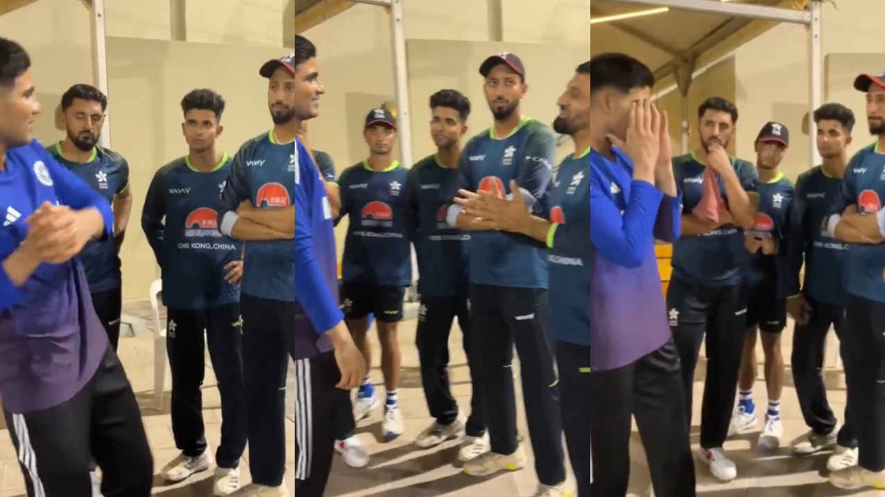 Shubman Gill in conversation with Hong Kong, China players | HK X