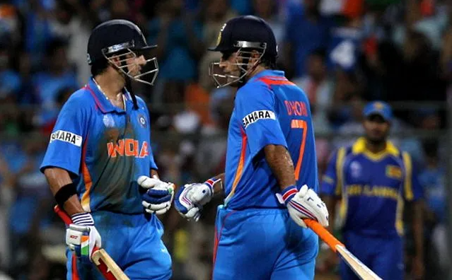 Gautam Gambhir and MS Dhoni put on a match-winning stand in the World Cup final