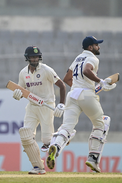 Ashwin 42* and Iyer 29* added 71* runs and took India to the win | Getty