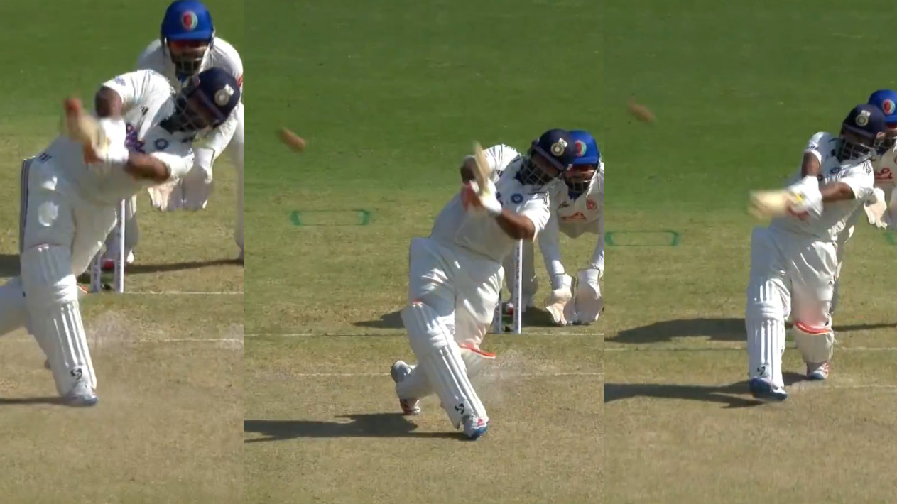 IND v AFG 2026: WATCH- Rishabh Pant slams Abdul Malik for 3 sixes in an over as India makes 368/3 on day 1