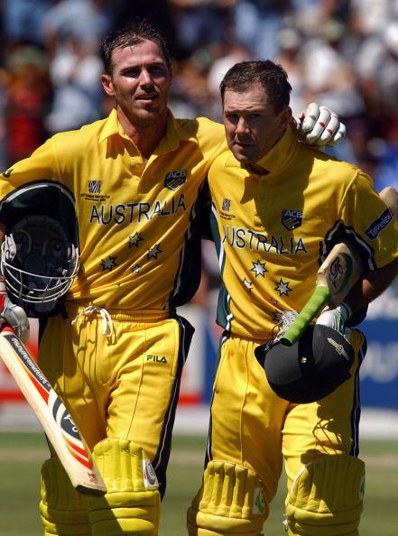 Ponting (140*) and Martyn (88*) put on more than 200 for the third wicket | Getty