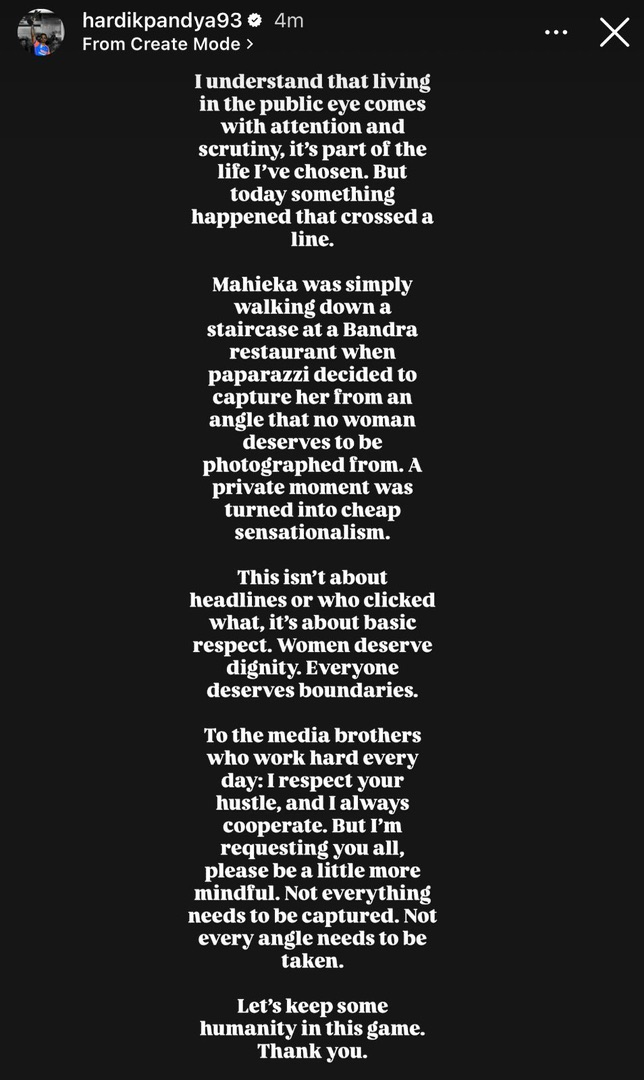 Photo: Hardik Pandya Instagram