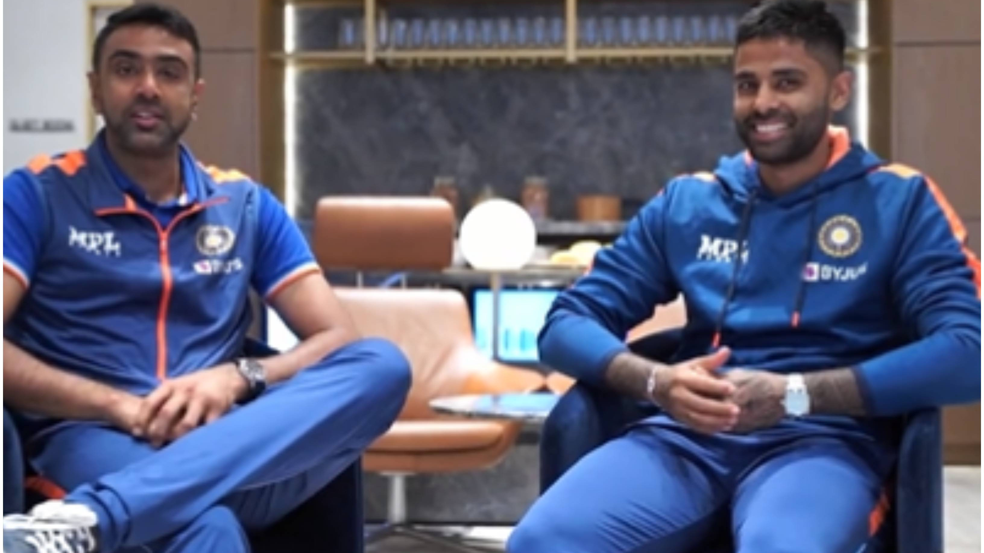 T20 World Cup 2022: WATCH – “Enjoying batting whenever I go inside,” Suryakumar tells Ashwin in a candid chat