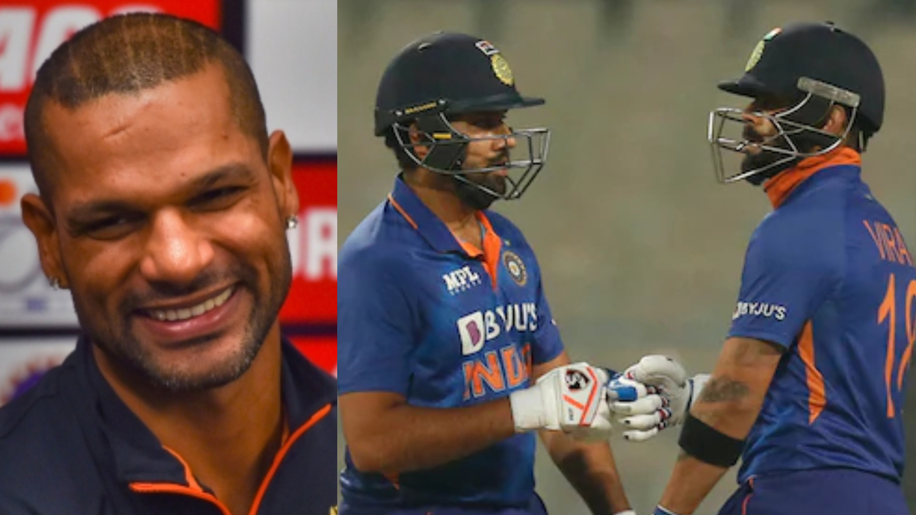 CWC 2023: Shikhar Dhawan names Virat Kohli and Rohit Sharma in first 5 picks for his dream XI for World Cup