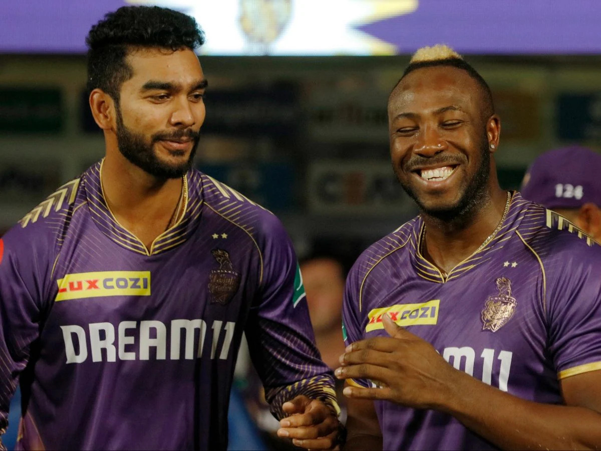 Venkatesh Iyer and Andre Russell for KKR | BCCI-IPL