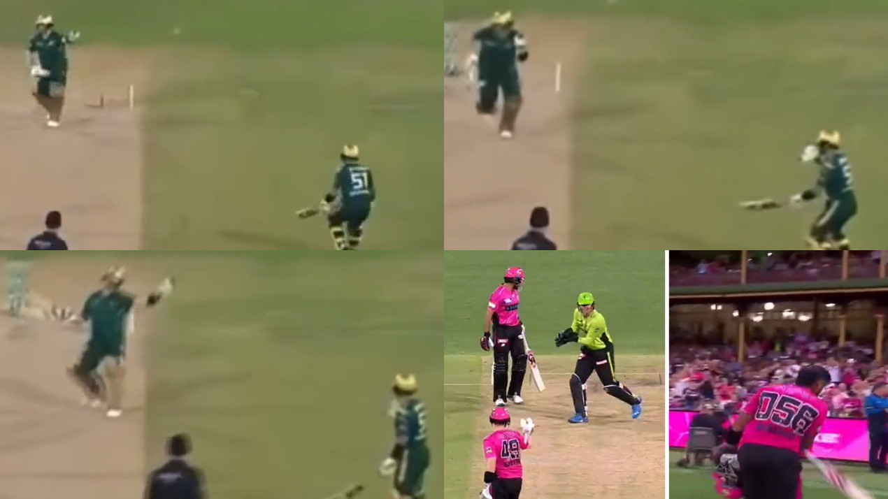 PSL 2026: WATCH- Sahibzada Farhan denies Steve Smith a single; Fans recall Babar Azam incident, call it revenge