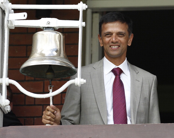 Dravid mentored the young team through to success. (Getty)