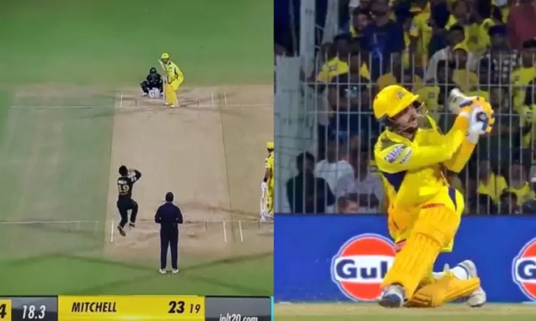 Sameer Rizvi hammered Rashid Khan for a six the first ball he faced in IPL | X