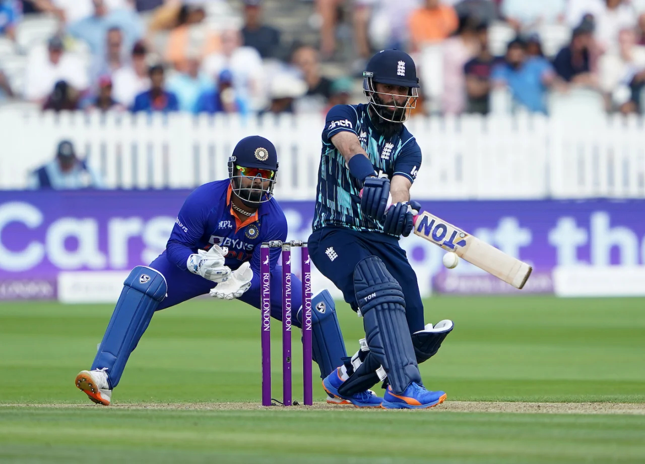 Moeen Ali top-scored with 47 for England | Getty