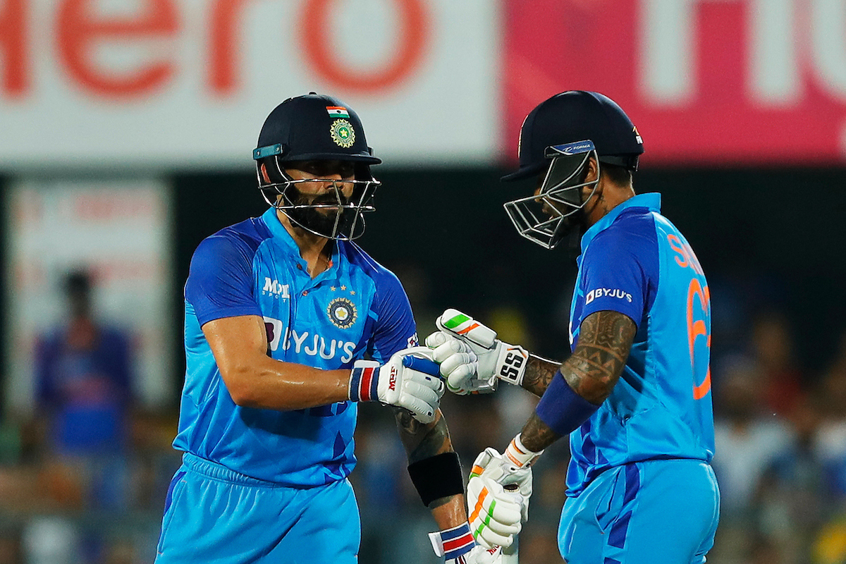 Kohli and Suryakumar added 102 runs in just 42 balls | BCCI