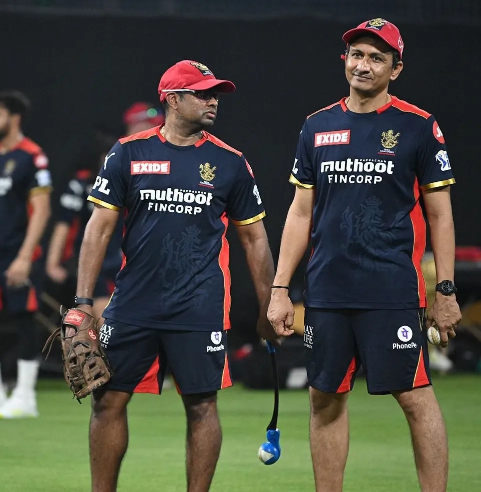 Sriram is currently the bowling coach of RCB franchise in IPL | RCB Twitter