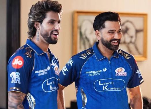 Tilak Varma and Rohit Sharma |  MI X