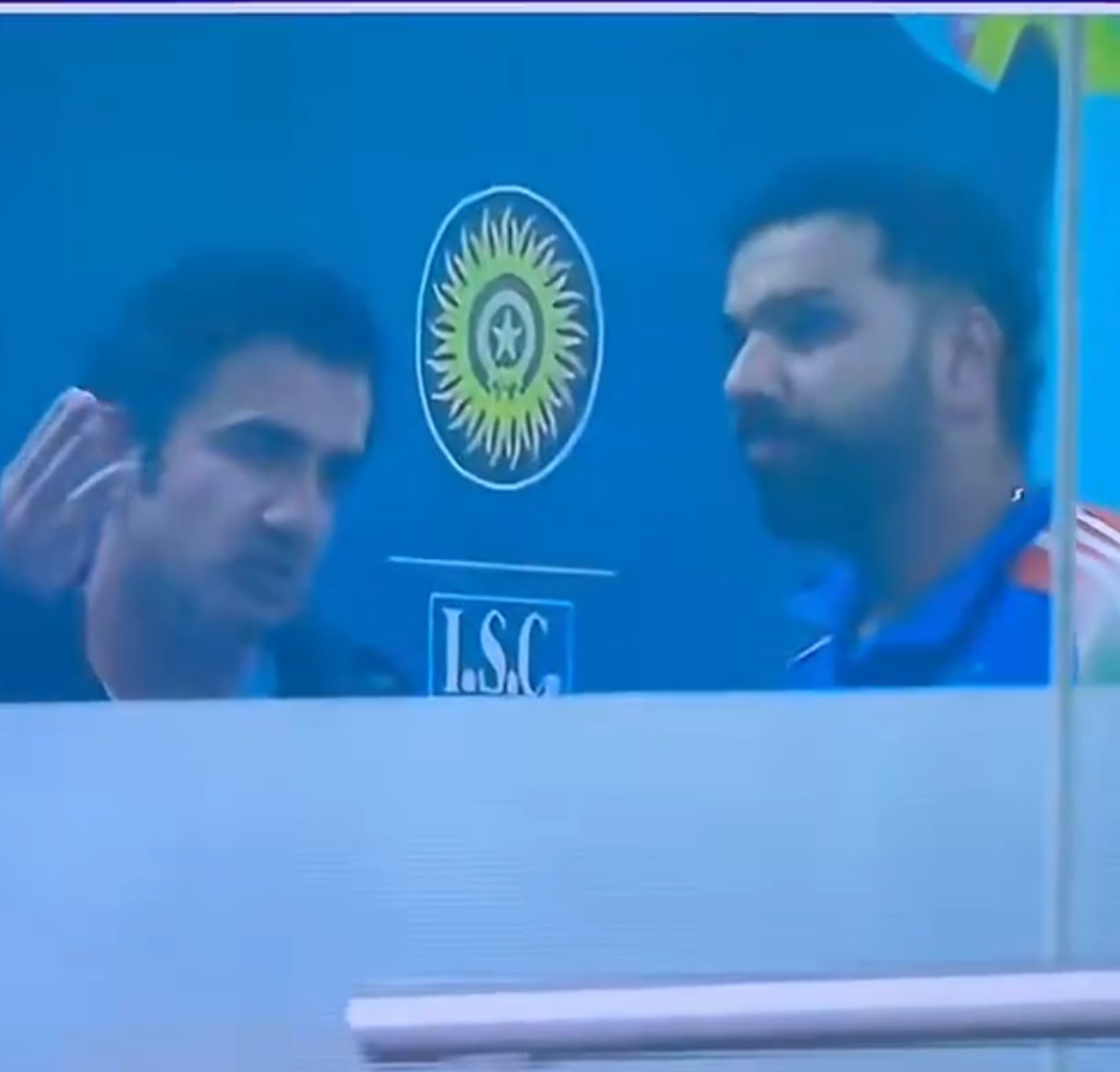 Rohit Sharma and Gautam Gambhir had intense chat | X
