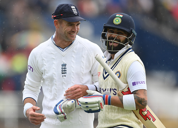 Virat Kohli and James Anderson | Getty