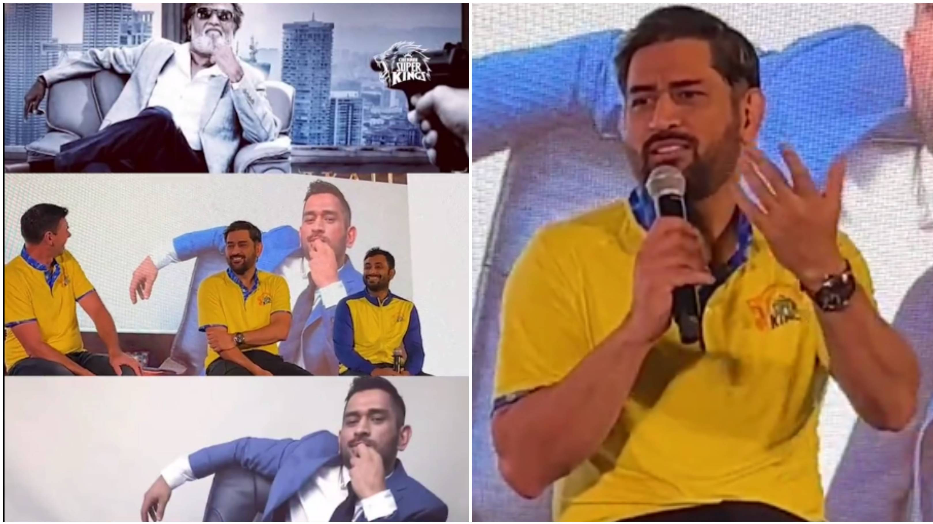 IPL 2023: WATCH – “There’s no comparison,” MS Dhoni opens up on imitating the iconic pose of Rajinikanth