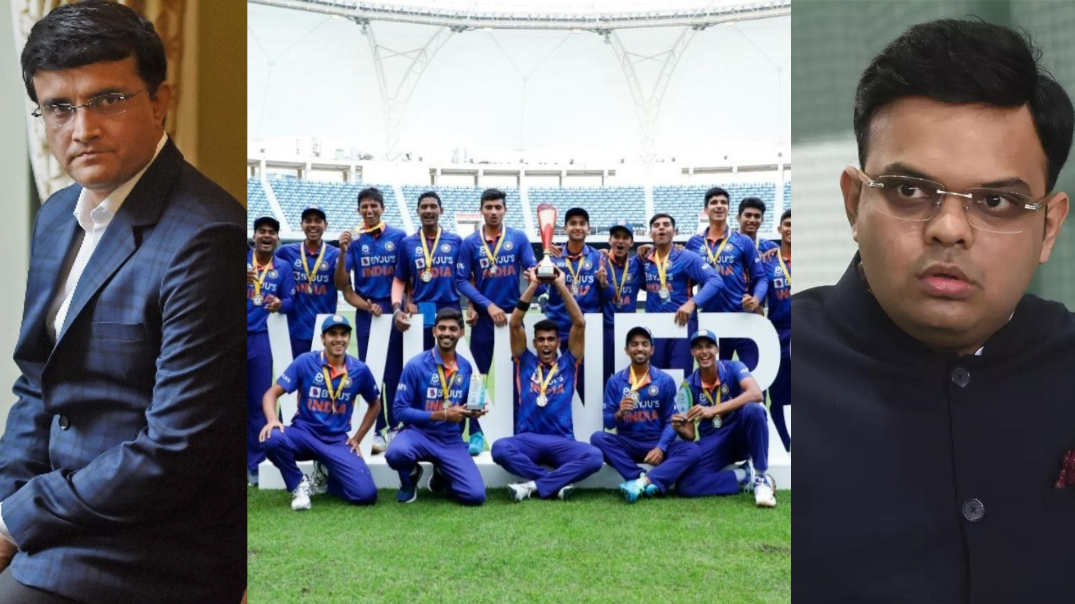 Sourav Ganguly, Jay Shah lead wishes for India U19 team as they win the Youth Asia Cup 2021