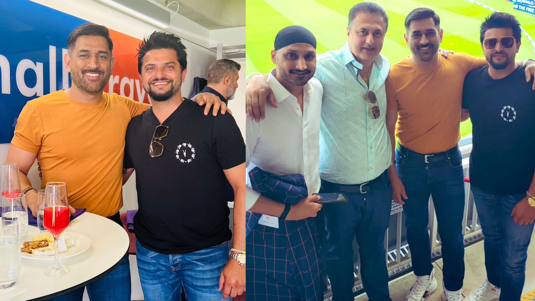 ENG v IND 2022: Suresh Raina shares photos of reunion with MS Dhoni and Harbhajan Singh at Lord’s