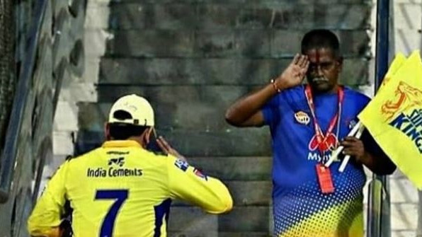 IPL 2021: MS Dhoni’s warm gesture of a salute to CSK support staff member wins hearts on social media