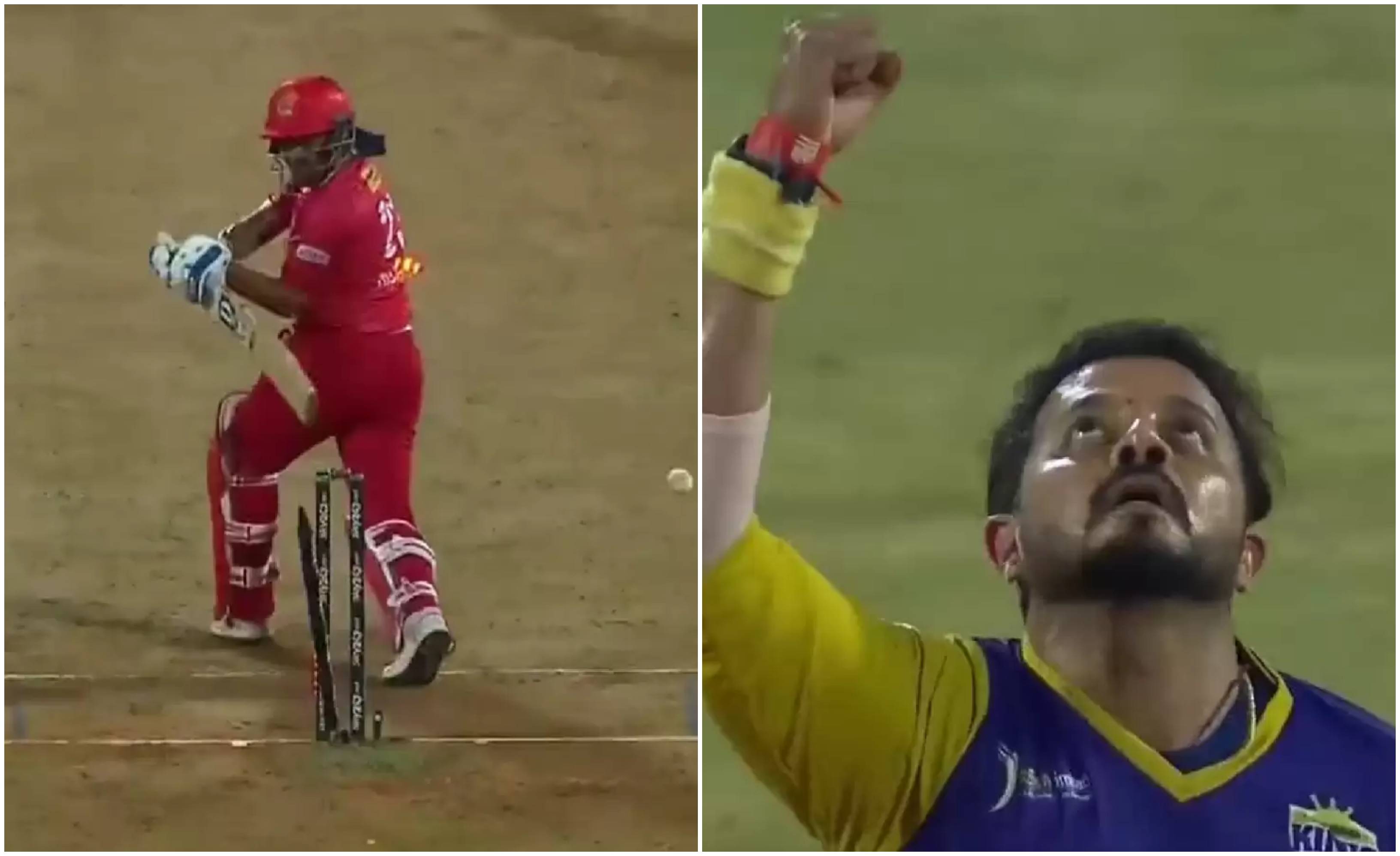 Sreesanth sent Dilshan’s off-stump cartwheeling | Screengrab