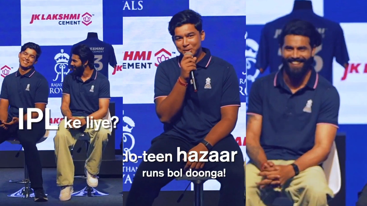 IPL 2026: WATCH- “2-3 hazaar run”- Vaibhav Sooryavanshi’s funny quip on his goals; Ravindra Jadeja gives brilliant reaction