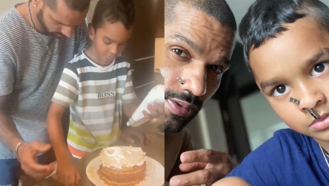 WATCH Shikhar Dhawan posts heartwarming video on son Zoravar's birthday