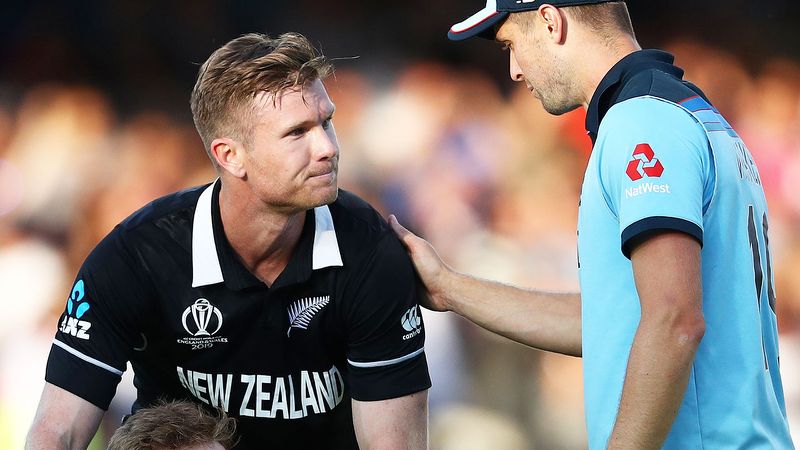 Jimmy Neesham during the ICC World Cup 2019 final | Getty