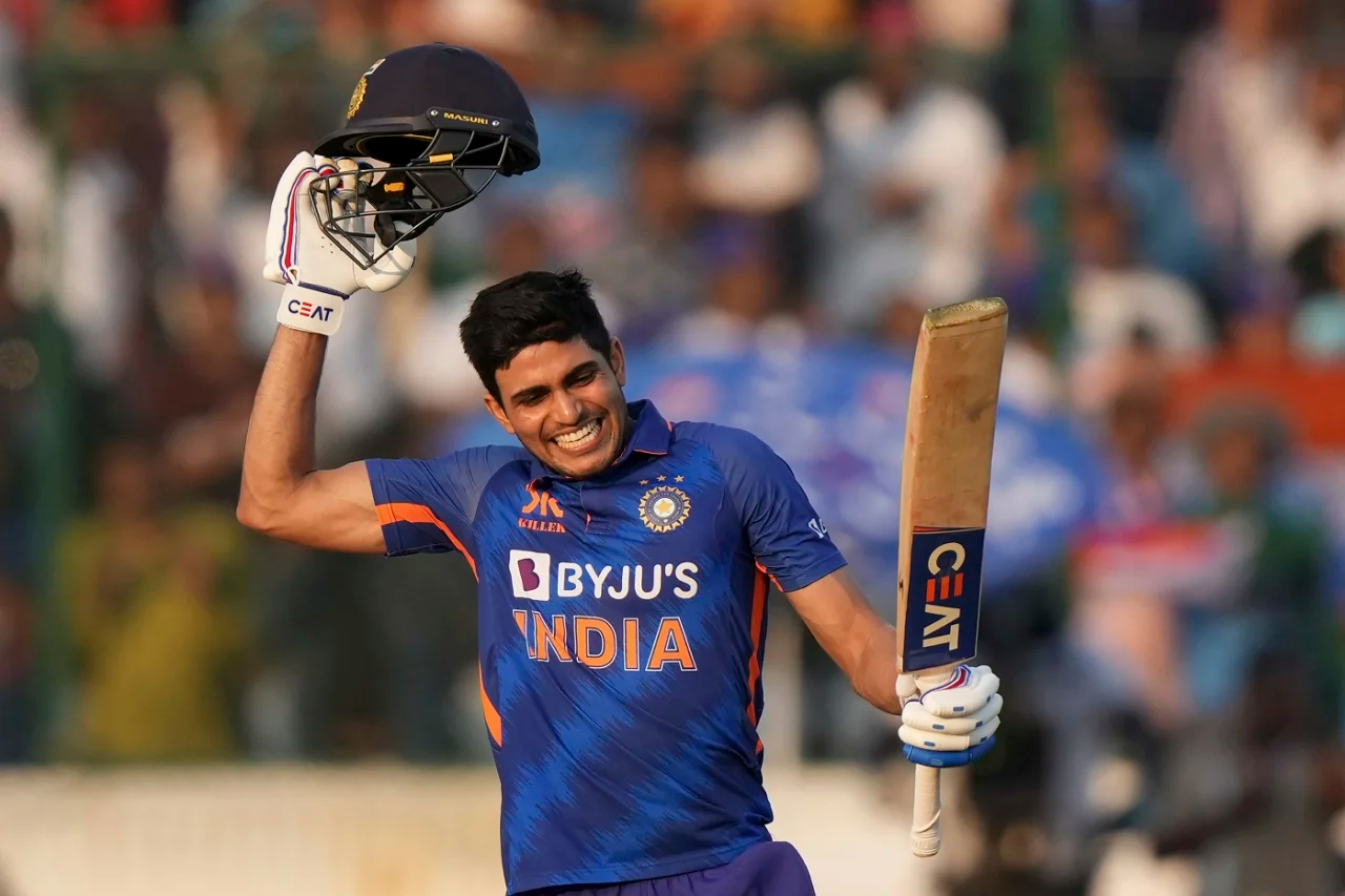 Shubman Gill became the youngest to hit an ODI double century at 23y 132 days | AP