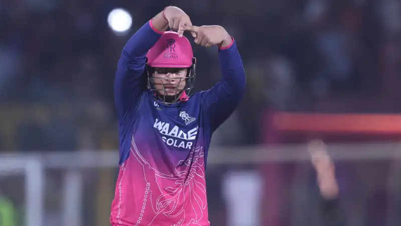 Sooryavanshi hammered 10 sixes in his 38-ball 93 for RR against LSG in IPL 2026 | BCCI-IPL