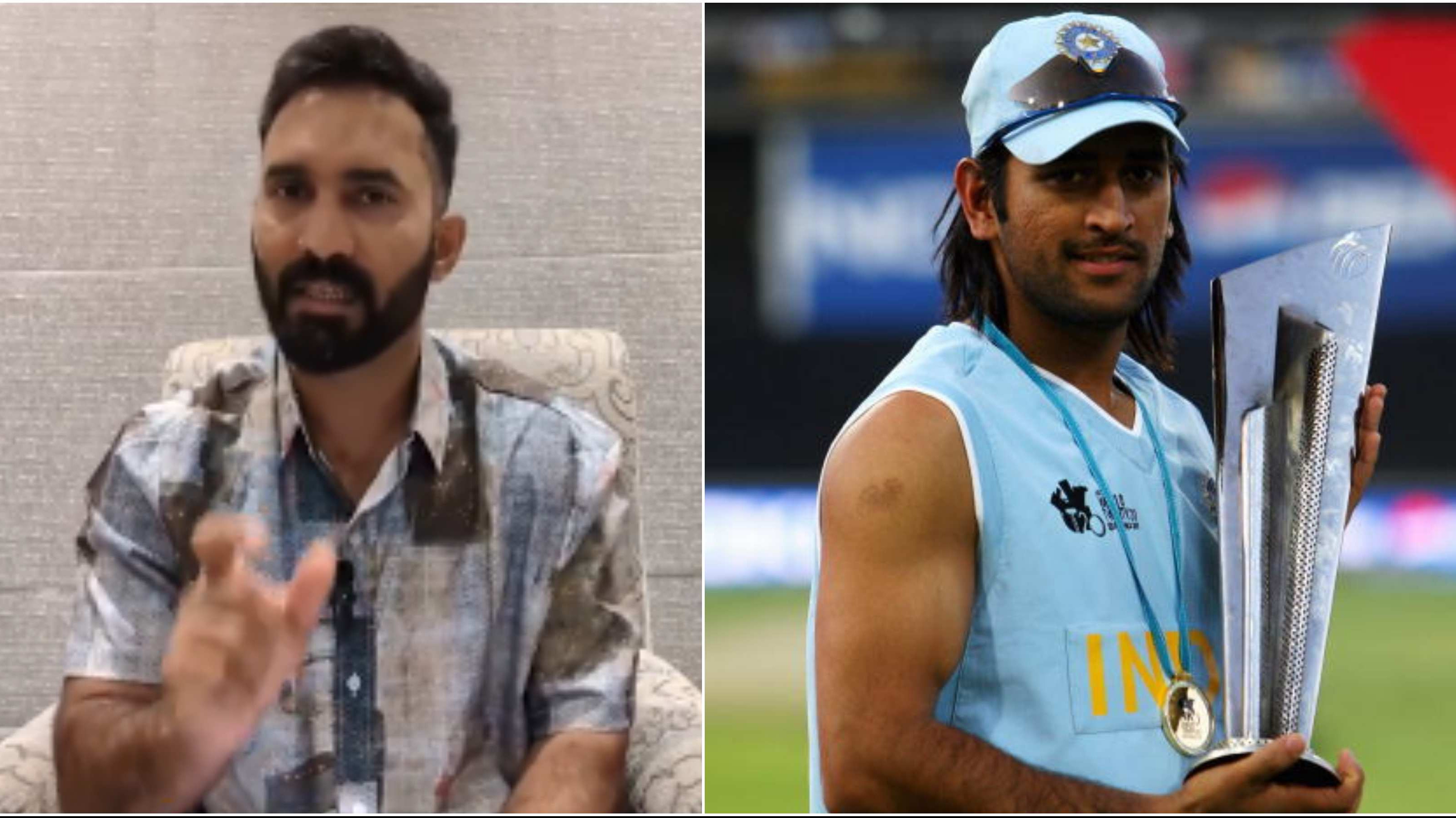 WATCH: “It was a mistake,” Dinesh Karthik apologises for leaving out MS Dhoni from his all-time India XI