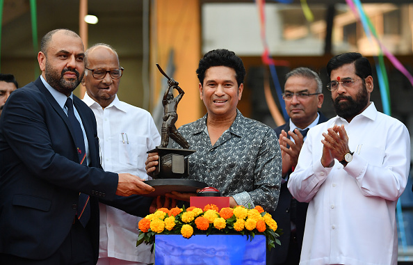 Sachin Tendulkar's statue was unveiled at the Wankhede Stadium | Getty