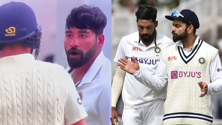 ENG v IND 2021: WATCH - Kohli calms down Siraj over a verbal exchange with Curran on Day 4