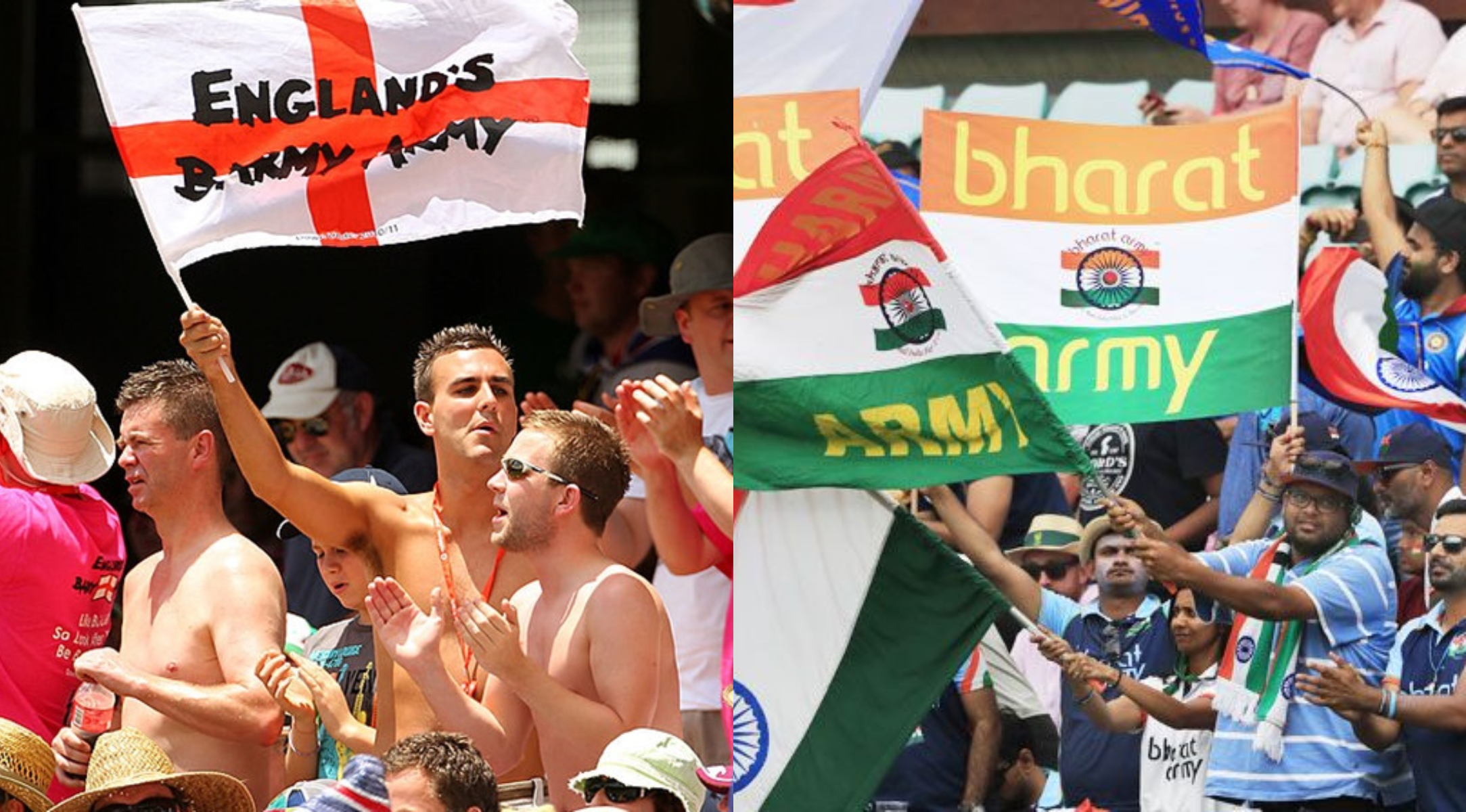 Barmy Army and Bharat Army got into a virtual fight | Twitter