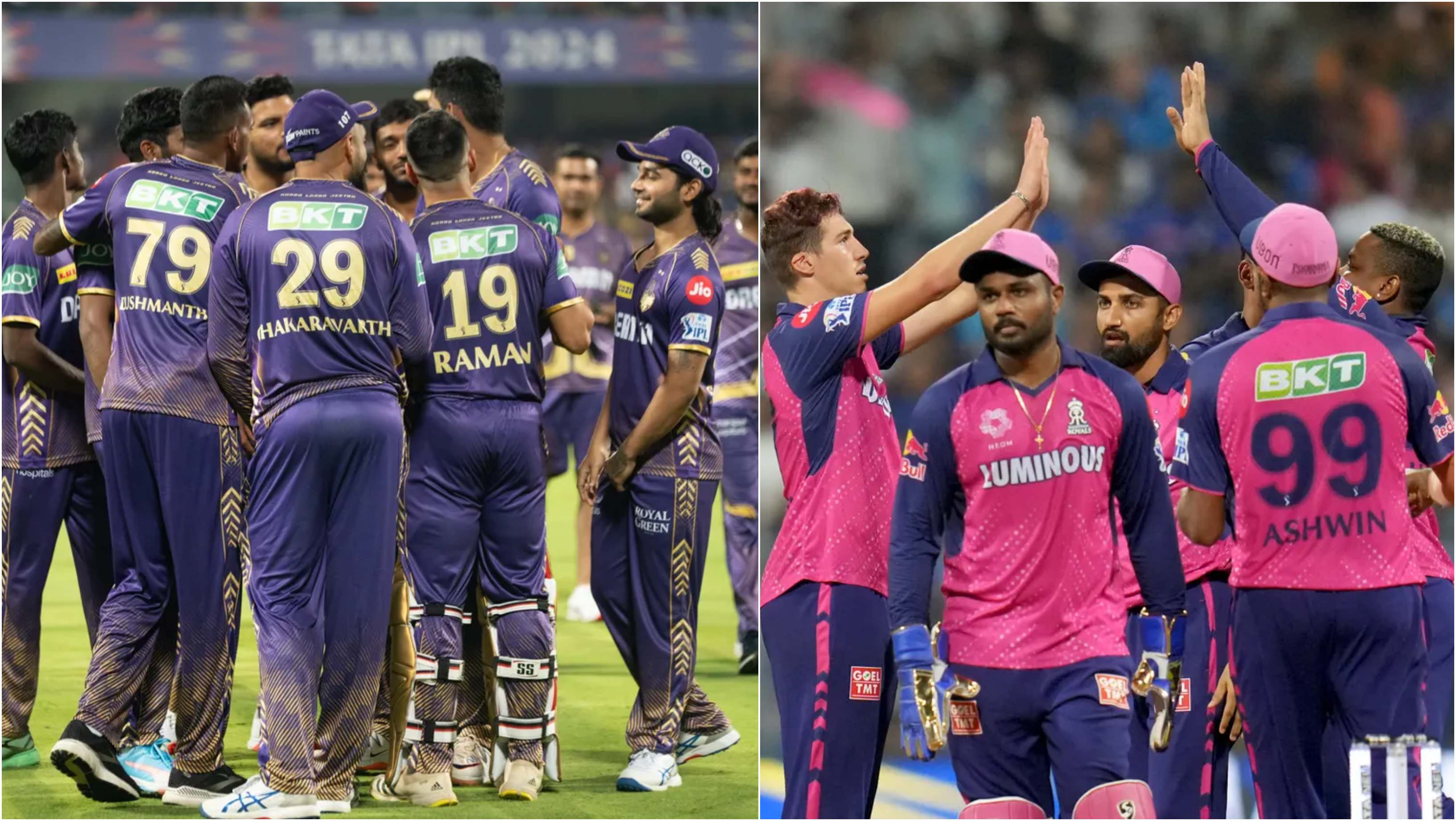 KKR versus RR match is scheduled for April 17 at the Eden Gardens | BCCI-IPL