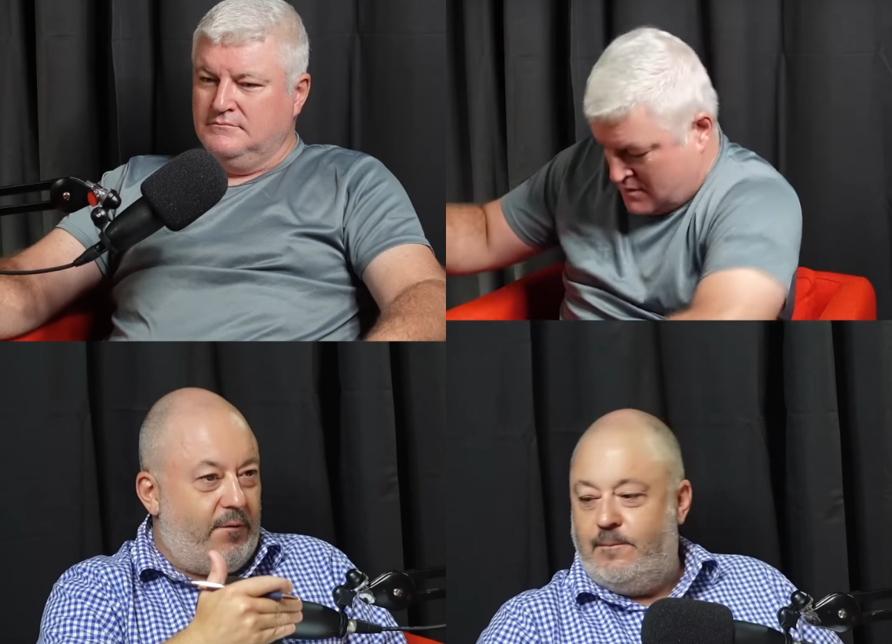 MacGill abused the podcast host and left the episode mid way | YouTube Screenshots