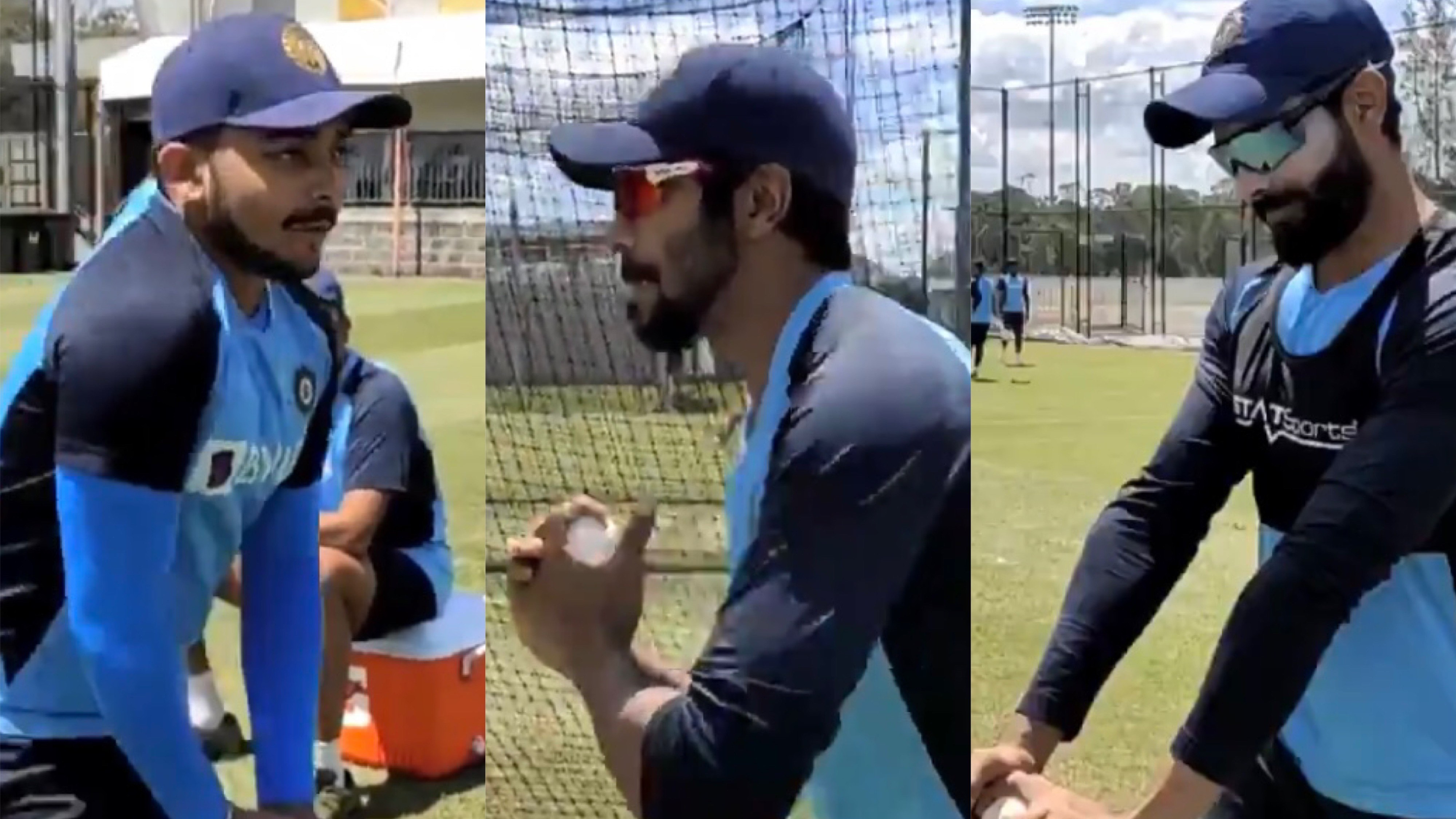 AUS v IND 2020-21: WATCH – Bumrah, Jadeja and Shaw imitate bowling actions at nets