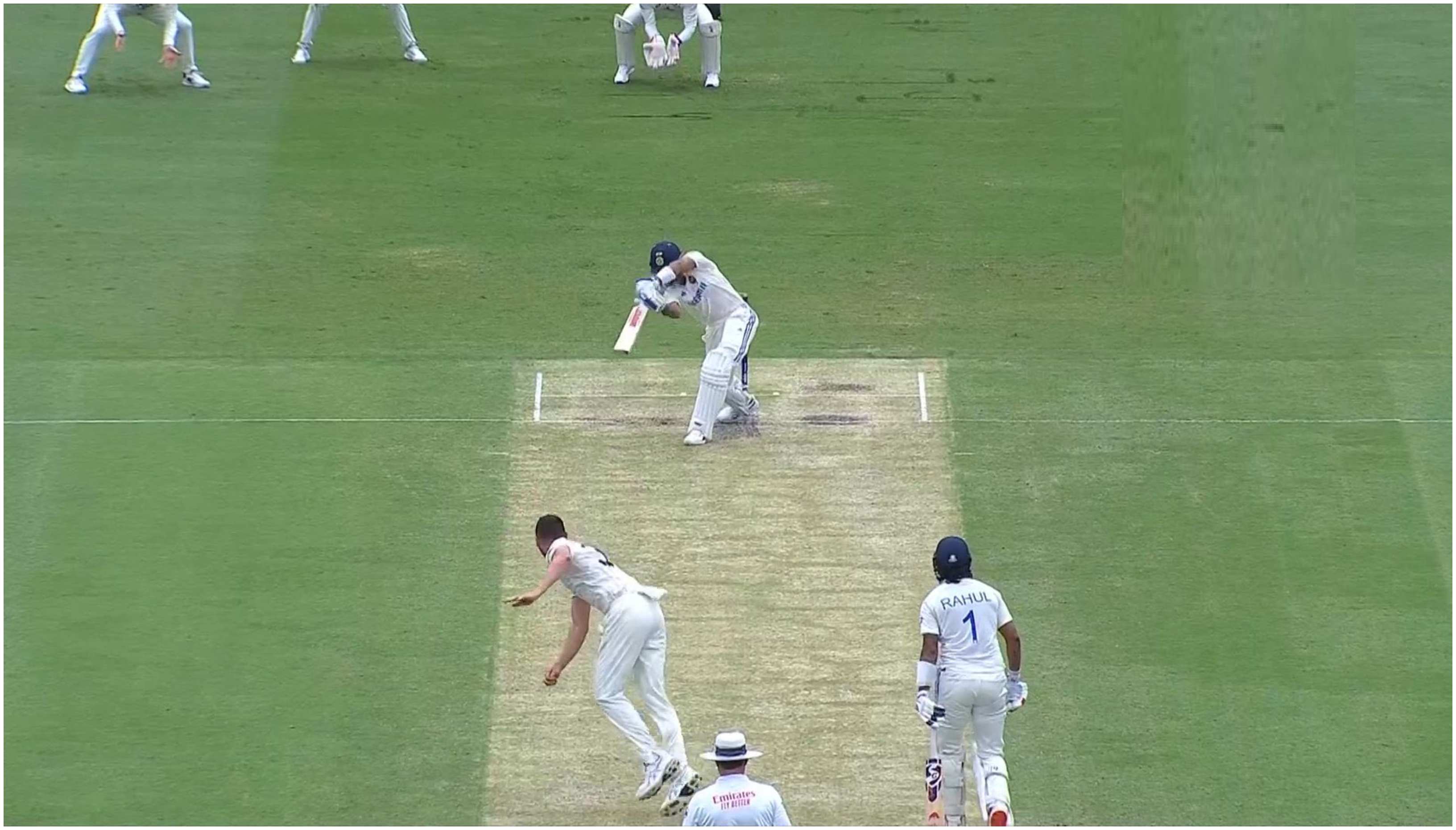 Virat Kohli's dismissal in the first innings of Gabba Test | X