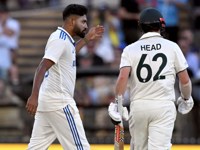 Mohammed Siraj and Travis Head had a verbal altercation after batter was dismissed | Getty