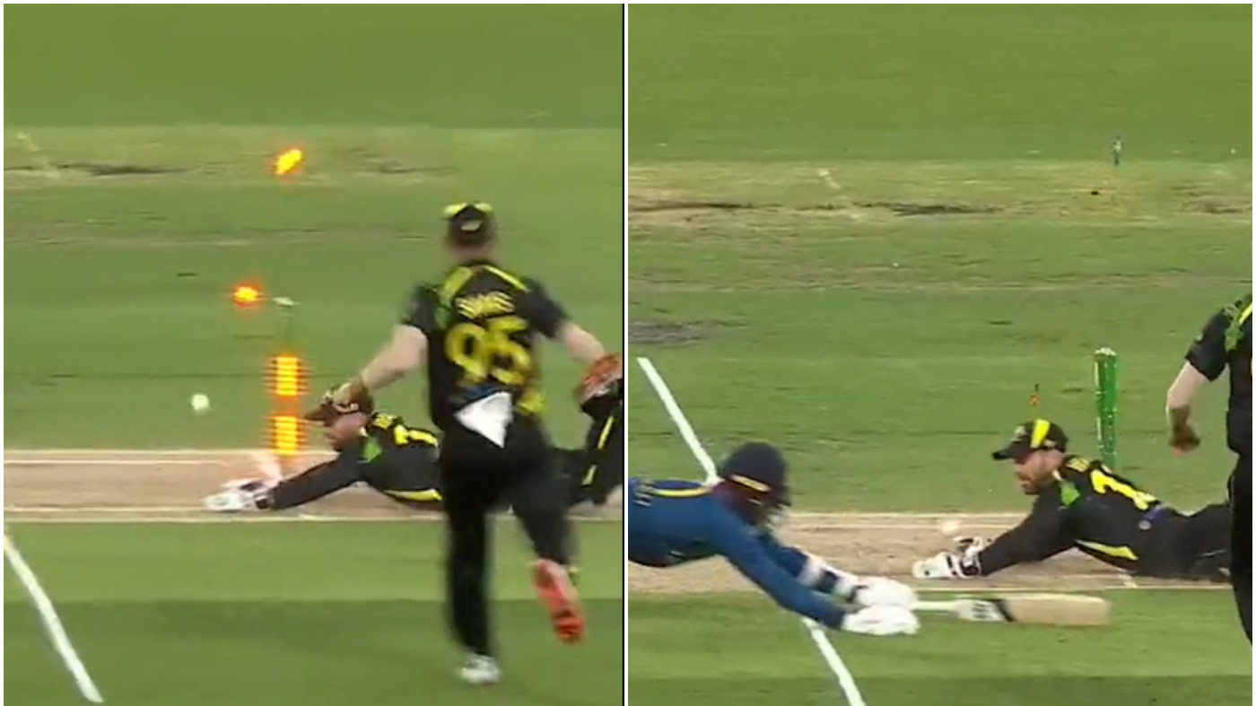 AUS v SL 2022: WATCH- Matthew Wade pulls off a stunning run-out in fourth T20I 