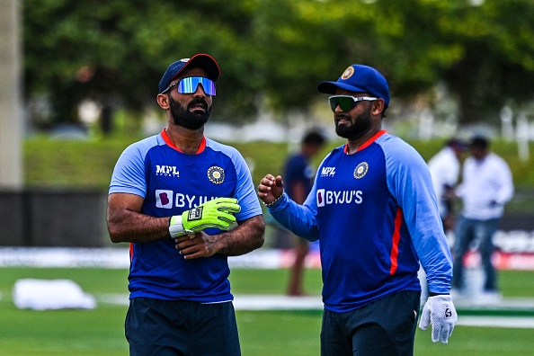 Dinesh Karthik and Rishabh Pant | Getty