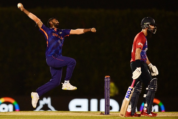Jasprit Bumrah picked one wicket v England in warmup game | Getty 