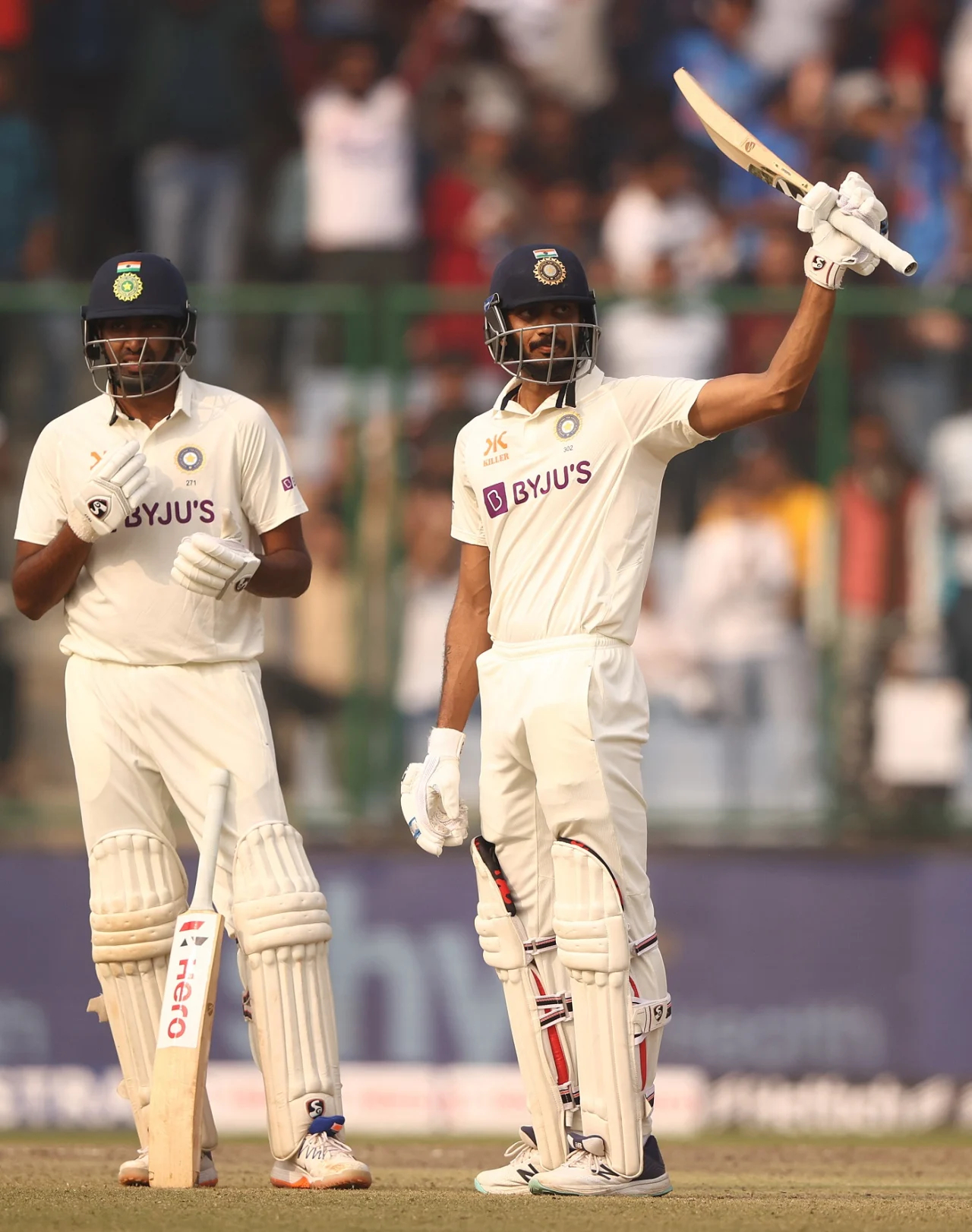 Akshar Patel and R Ashwin | Getty