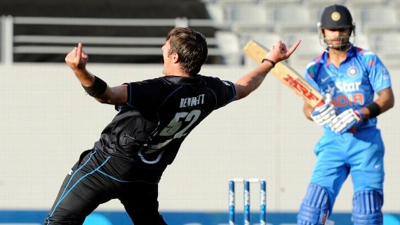 Bennett celebrates Kohli's wicket way back in 2014 | AP